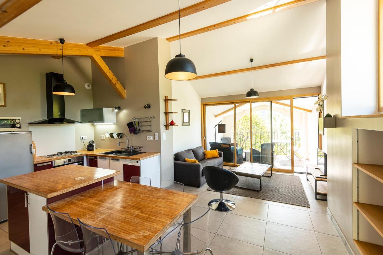 Appartement 4/6 Places Sud Ardeche Rosières エクステリア 写真