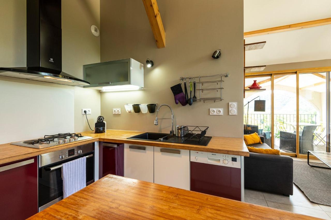 Appartement 4/6 Places Sud Ardeche Rosières エクステリア 写真
